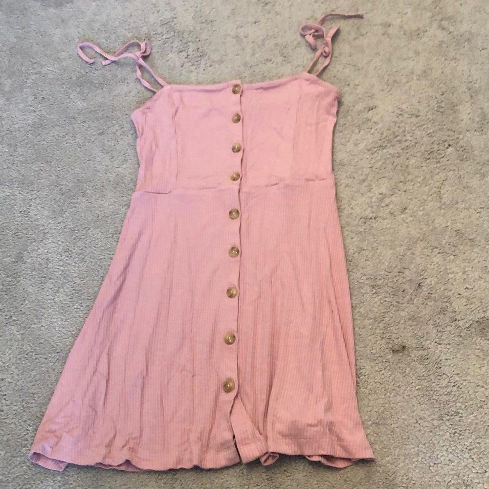 Light pink casual dress